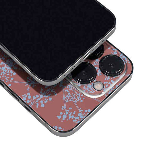 Airy Blue Floral iPhone 13 Pro Max Skin